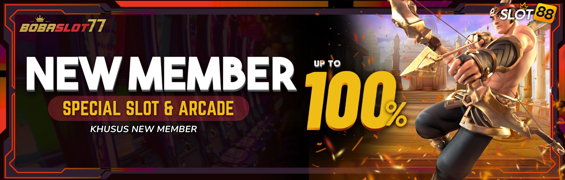 new member bonus 100%