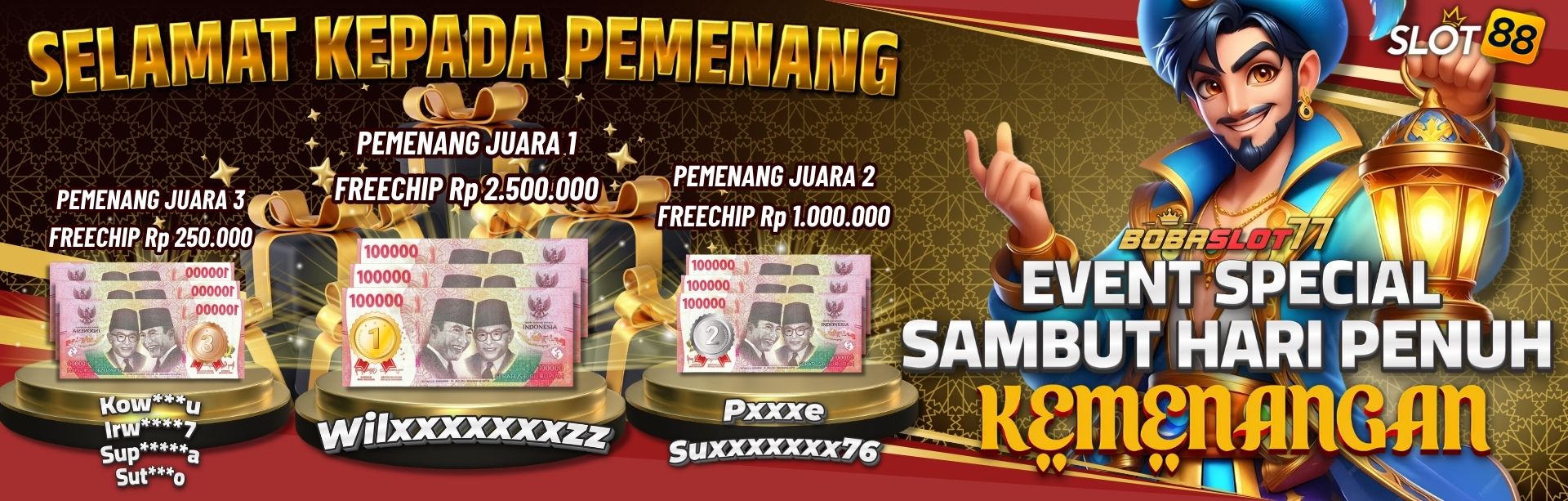 event spesial kemenangan